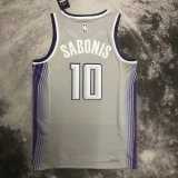 2023 KINGS SABONIS #10 NBA Jerseys