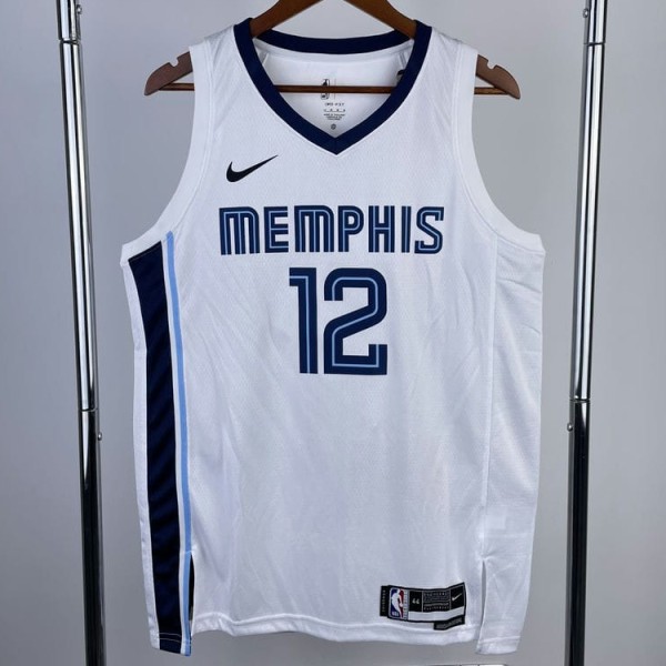 2023 GRIZZLIES MORANT #12 NBA Jerseys