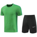 2023/24 Green NK short sleeve Training Shorts Suit
