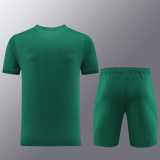 2023/24 Green PM short sleeve Training Shorts Suit