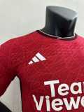 2023/24 Man Utd Home Player Soccer jersey