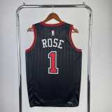 2023 BULLS ROSE #1 Hot Pressing NBA Jerseys