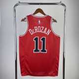 2023 BULLS DEROZAN #11 Red Icon Edition Swingman Jersey NBA Jerseys