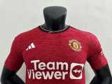 2023/24 Man Utd Home Player Soccer jersey