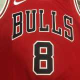 2023 BULLS LAVINE #8 Red Icon Edition Swingman Jersey NBA Jerseys