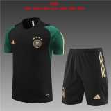 2023/24 Germany Black Kids Training Shorts Suit