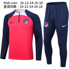 2023/24 A MAD Red Kids Half Pull Tracksuit
