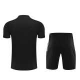 2023/24 R MAD Black short sleeve Training Shorts Suit