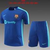 2023/24 BAR Blue Kids Training Shorts Suit