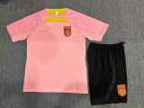 2023/24 China PR Pink Kids Training Shorts Suit