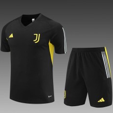 2023/24 JUV Black short sleeve Training Shorts Suit