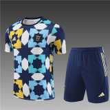 2023/24 Algeria short sleeve Training Shorts Suit