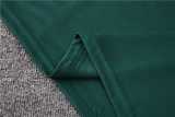 2023/24 Algeria Green short sleeve Training Shorts Suit