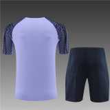 2023/24 TOT Purple short sleeve Training Shorts Suit