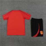 2023/24 China PR Red short sleeve Training Shorts Suit