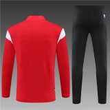 2023/24 ACM Red Half Pull Tracksuit
