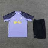 2023/24 TOT Purple short sleeve Training Shorts Suit