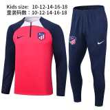 2023/24 A MAD Red Kids Half Pull Tracksuit