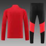 2023/24 Flamengo Red Half Pull Tracksuit