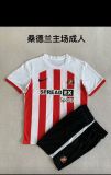 2023/24 Sunderland Home Fans Men Sets Soccer jersey