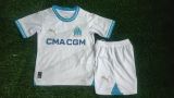 2023/24 Marseille Home Fans Kids Soccer jersey