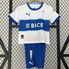 2024/25 CD Universidad Catolica Home White Fans Kids Soccer jersey