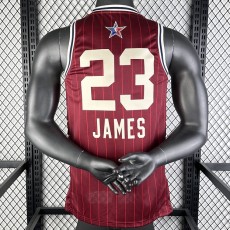 2023 JAMES #23 Red NBA Jerseys