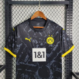 2023/24 Dortmund Away Black Fans Soccer jersey