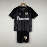 2023/24 Bilbao GKB Black Fans Kids Soccer jersey