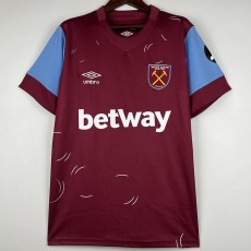 2023/24 West Ham Home Red Fans Soccer jersey