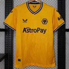 2023/24 Wolves Home Yellow Fans Soccer jersey