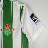2023/24 Real Betis Home Green Fans Kids Soccer jersey