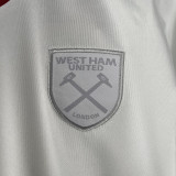 2023/24 West Ham Away White Fans Kids Soccer jersey