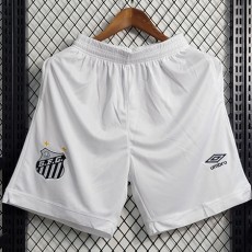 2023/24 Santos FC Home White Fans Soccer Shorts
