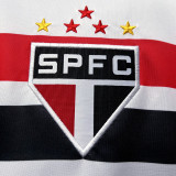 2024/25 Sao Paulo FC Home White Fans Soccer jersey