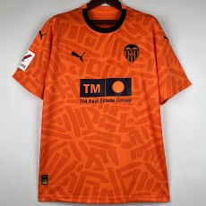 2023/24 Valencia 3RD Orange Fans Soccer jersey