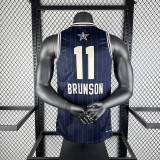 2023 RUNSON #11 Dark Blue NBA Jerseys