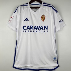 2023/24 Zaragoza Home White Fans Soccer jersey