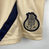 2023/24 Porto Away Yellow Fans Kids Soccer jersey