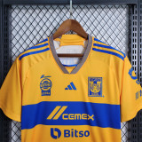 2023/24 Tigres UANL Home Yellow Fans Soccer jersey