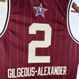 2023 GILGEOUS-ALEXANDER #2 NBA Jerseys