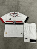 2024/25 Sao Paulo FC Home White Fans Kids Soccer jersey