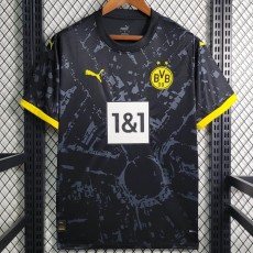 2023/24 Dortmund Away Black Fans Soccer jersey