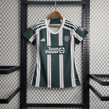 2023/24 Man Utd Away Green Fans Women Soccer jersey