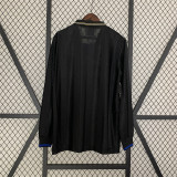 1993/94 Man Utd Away Black Retro Long Sleeve Soccer jersey