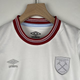 2023/24 West Ham Away White Fans Kids Soccer jersey