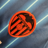 2023/24 Valencia Away Blue Fans Soccer jersey