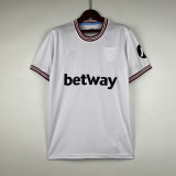 2023/24 West Ham Away White Fans Soccer jersey