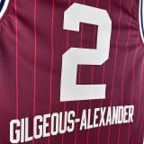 2023 GILGEOUS-ALEXANDER #2 NBA Jerseys
