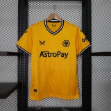 2023/24 Wolves Home Yellow Fans Soccer jersey